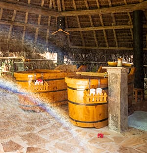 vasca da bagno nella Spa Matlai