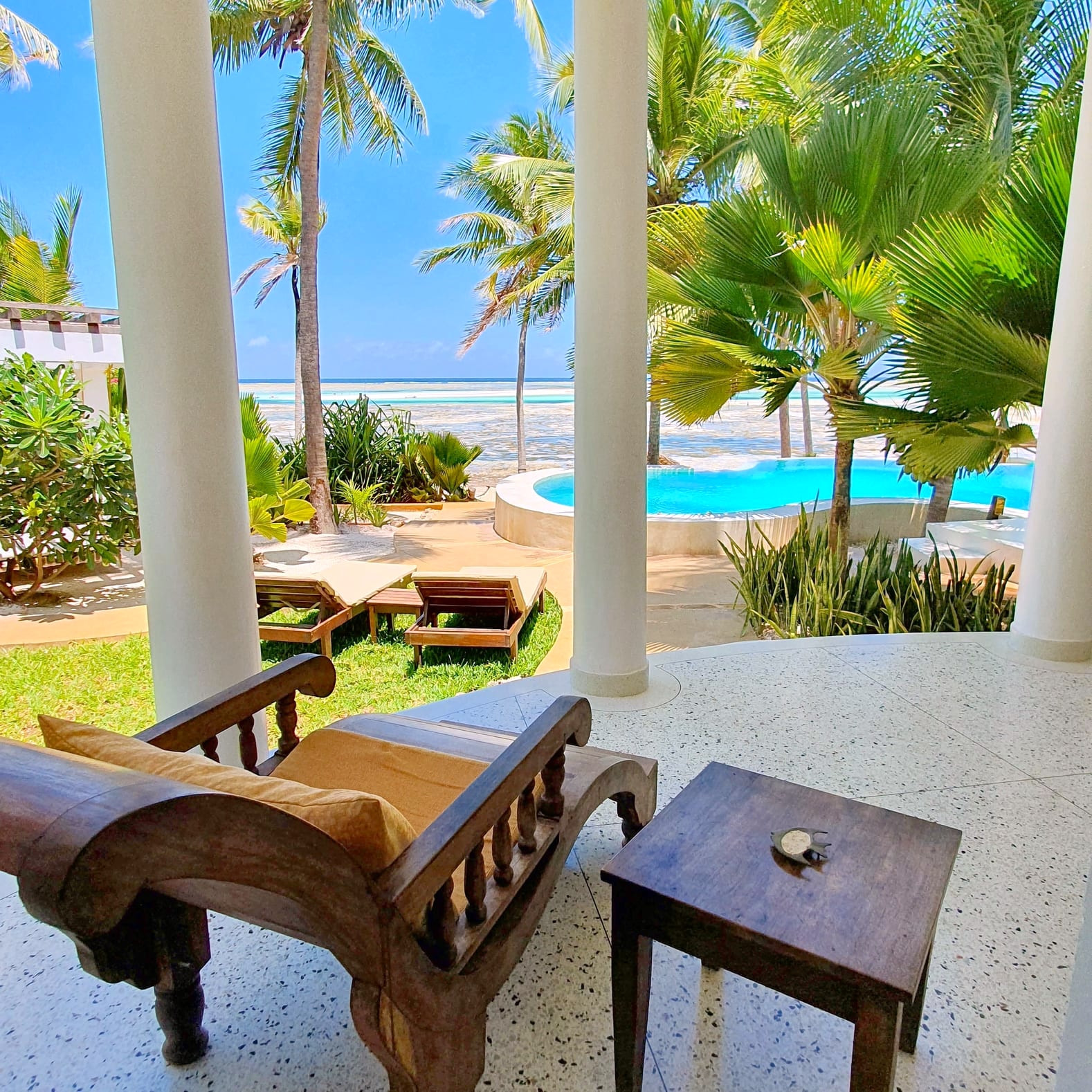 Habitación Jua | vista desde el balcón privado