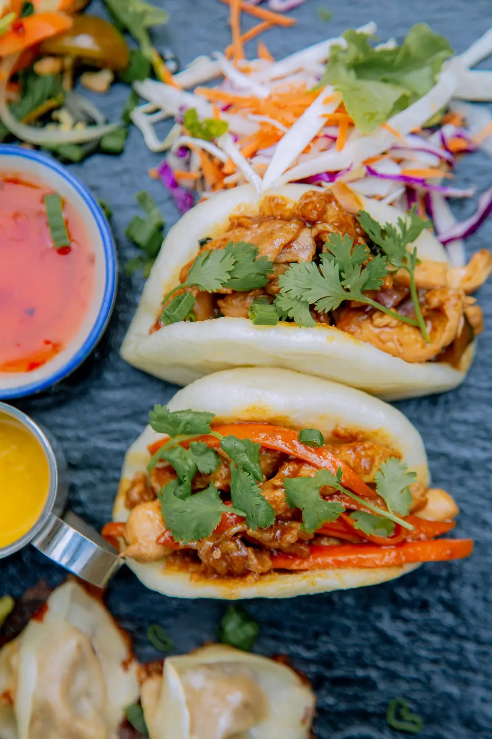 Bao Buns from the Duyên by Kim menu at Boutique Hotel Matlai Zanzibar.